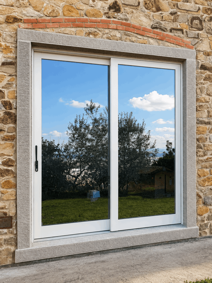 Soluzione in legno/alluminio